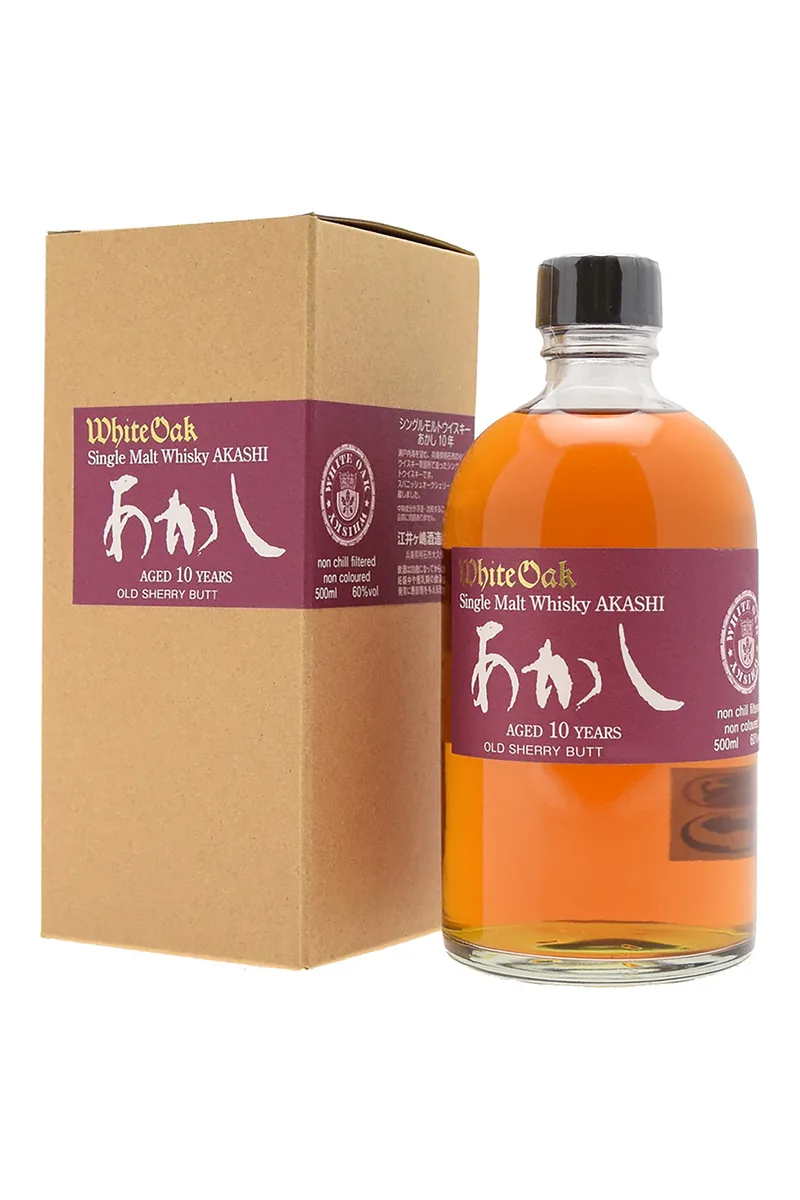 Akashi 10 Year Old Sherry Cask Single Malt bottle