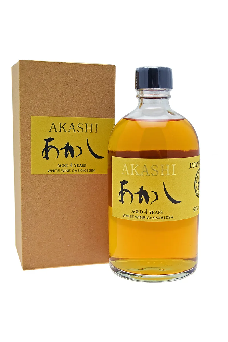 Akashi 4 Year Old White Wine Cask Single Malt bottle