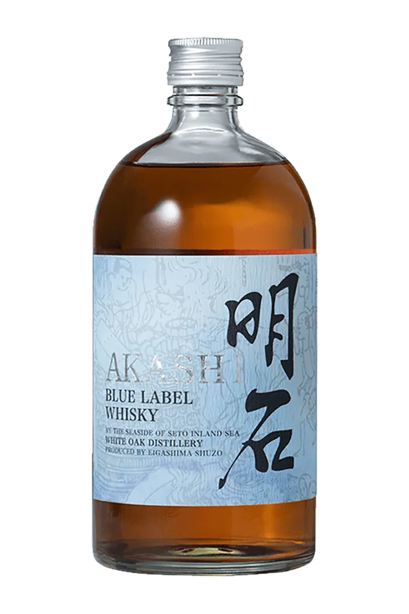 Akashi Blue Label Blended bottle