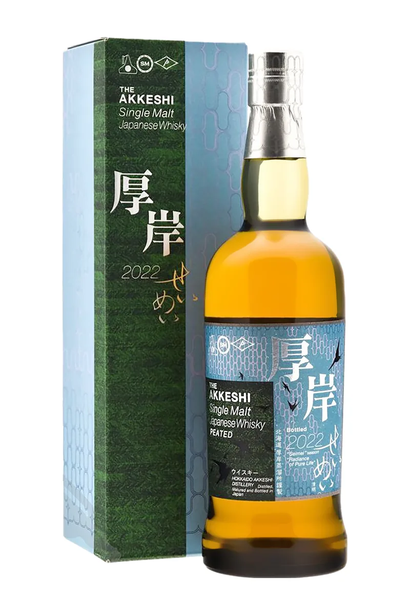 Akkeshi Seimei Single Malt bottle
