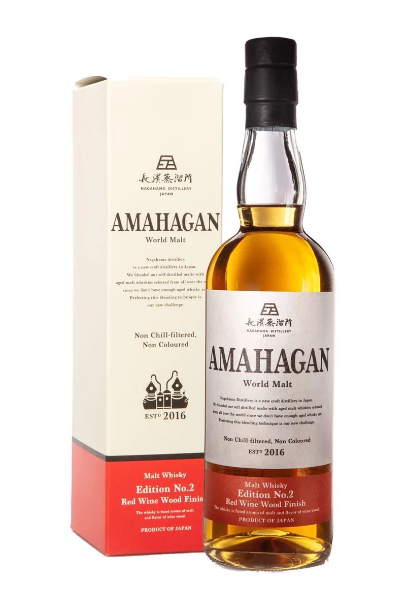 Amahagan World Malt Edition No.2 Red Wine Wood bottle