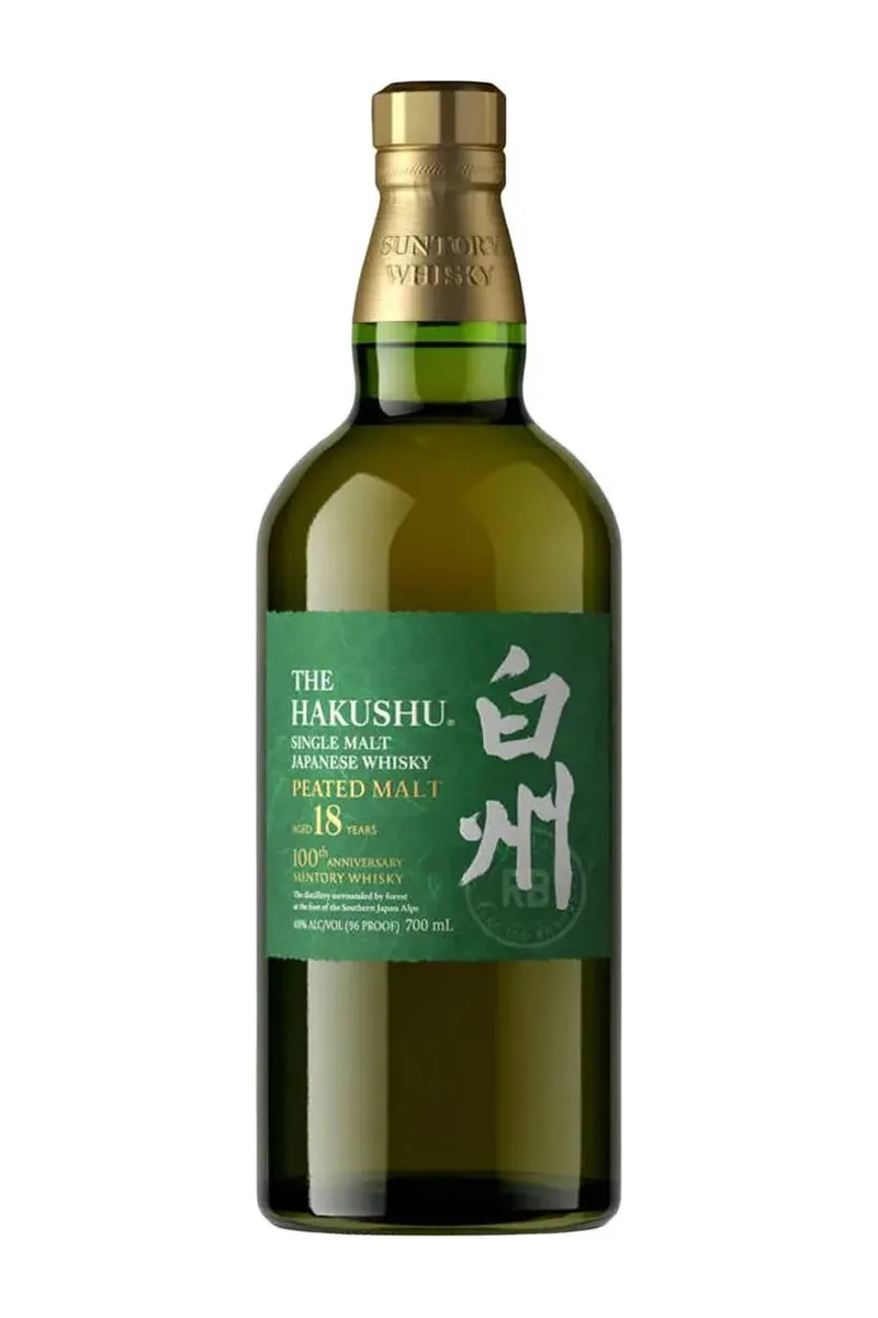 Hakushu 18 Year Old Peated Malt Single Malt Whisky bottle