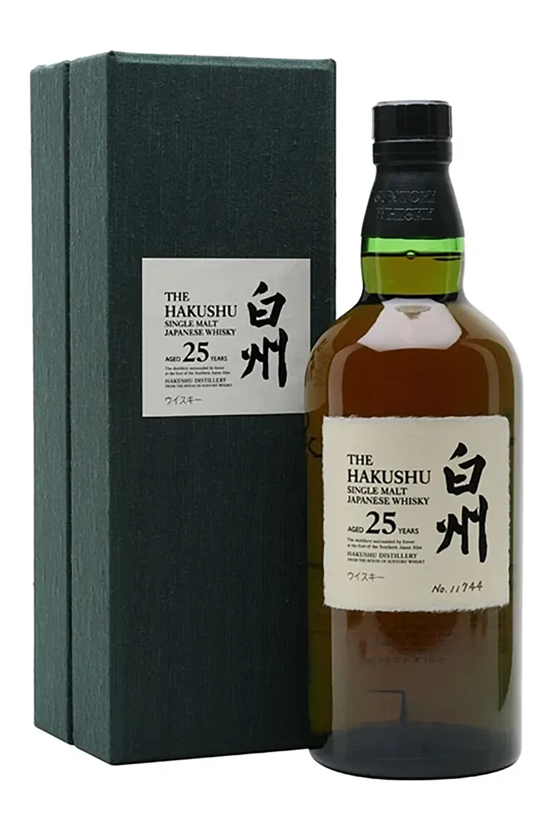 Hakushu 25 Year Old bottle