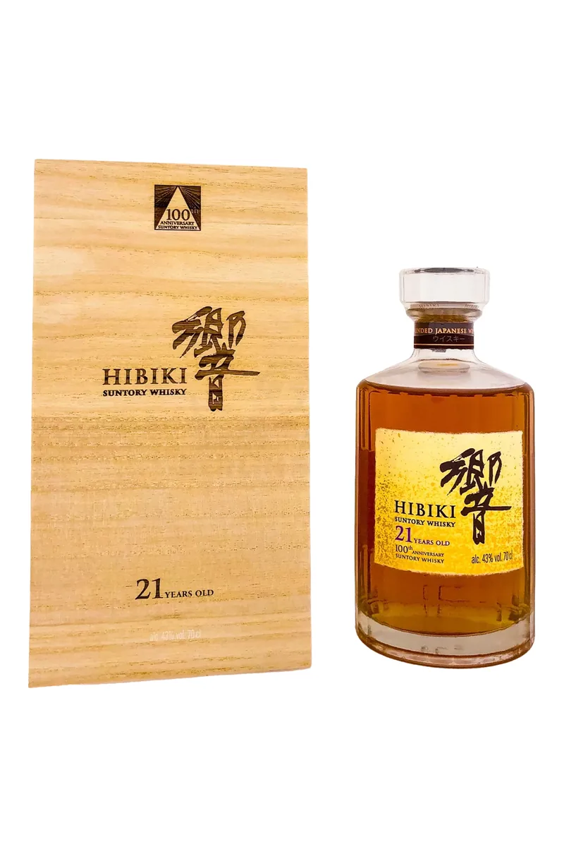 Hibiki 21 Year Old Blended Whisky 100th Anniversary Edition bottle