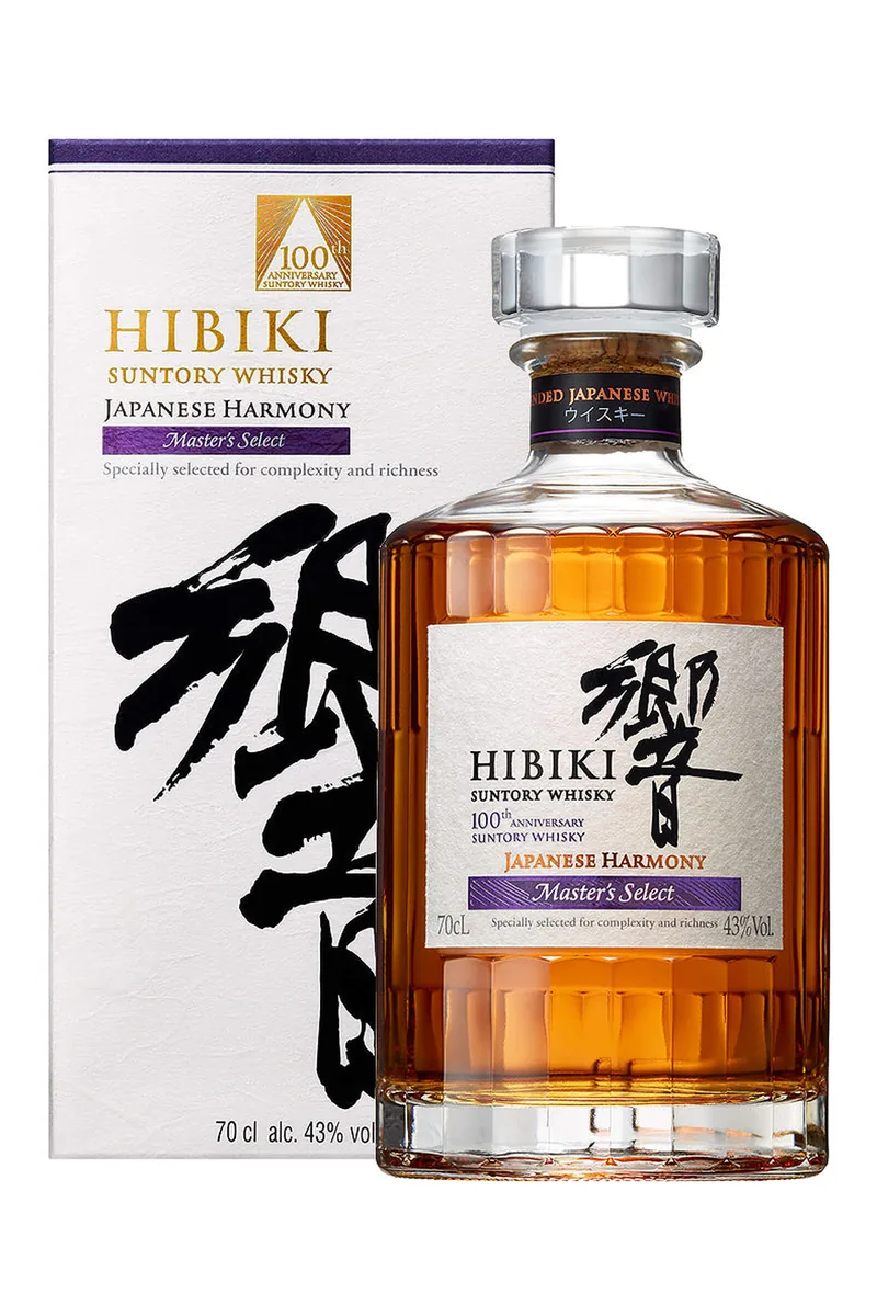 Hibiki Harmony Master's Select 100th Anniversary Limited Edition Suntory Blended Whisky bottle