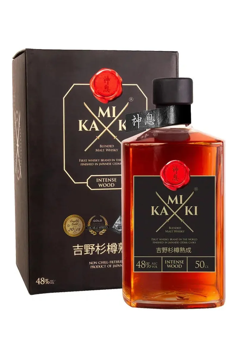 Kamiki Intense Wood Blended Malt bottle