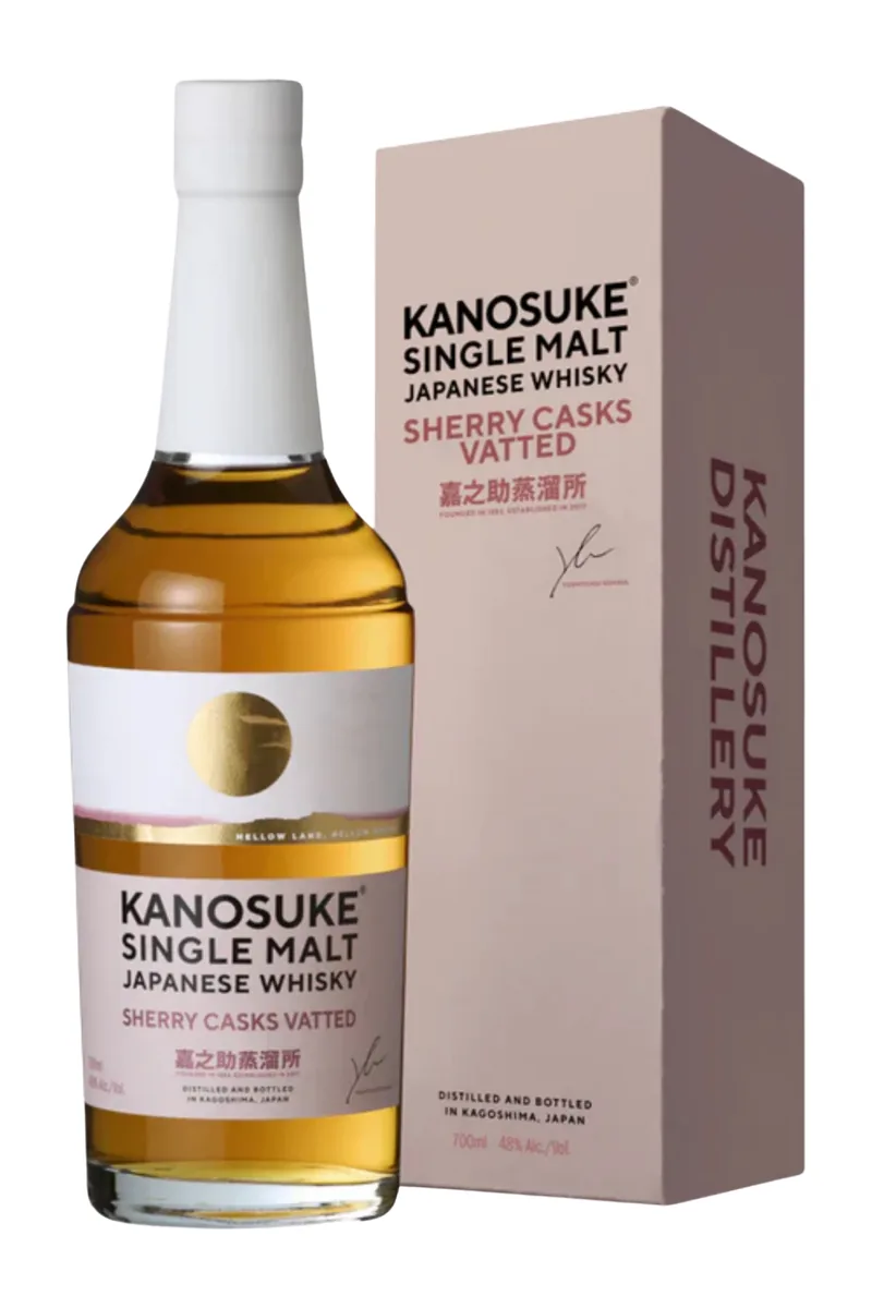 Kanosuke Sherry Cask Vatted Single Malt bottle