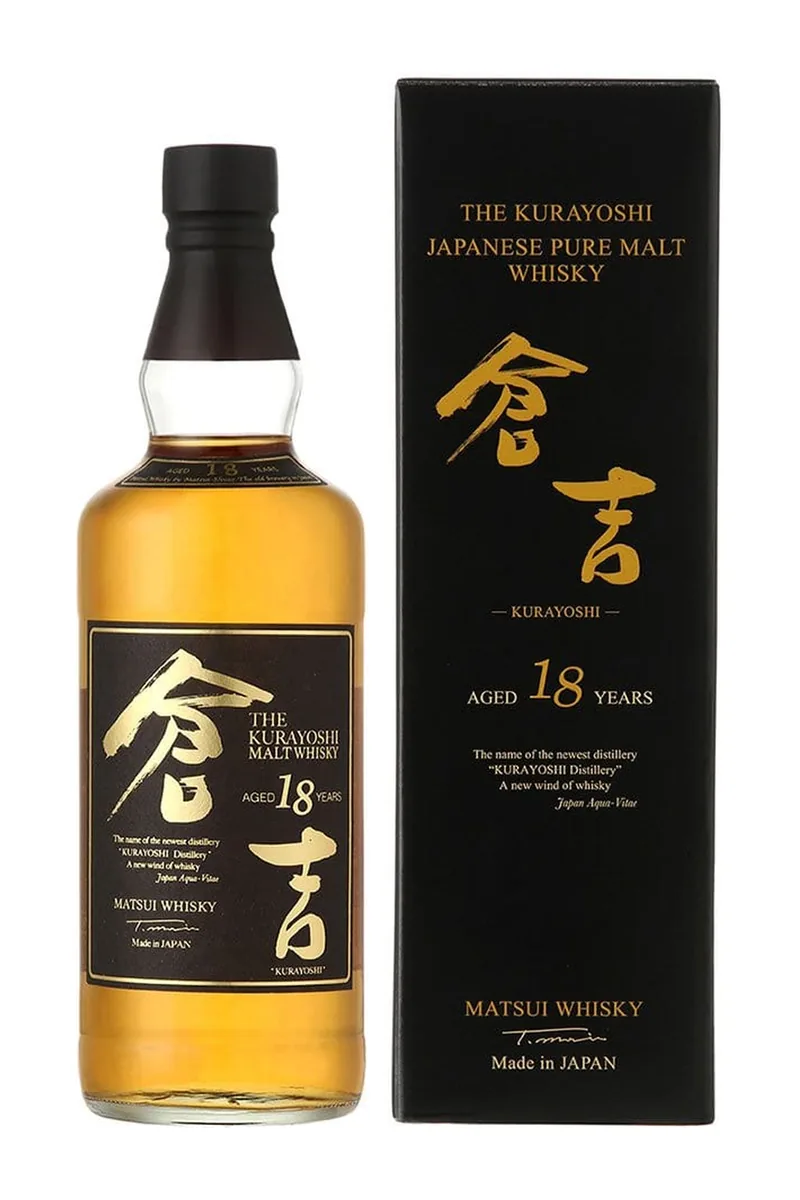 Kurayoshi 18 Year Old Pure Malt bottle