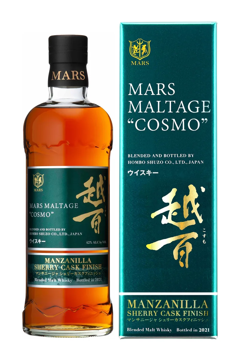 Mars Maltage Cosmo Manzanilla Sherry Cask Finish bottle