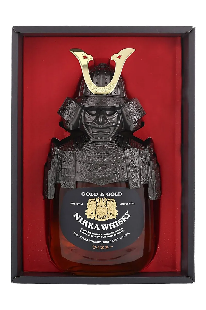 Nikka Gold & Gold Samurai bottle