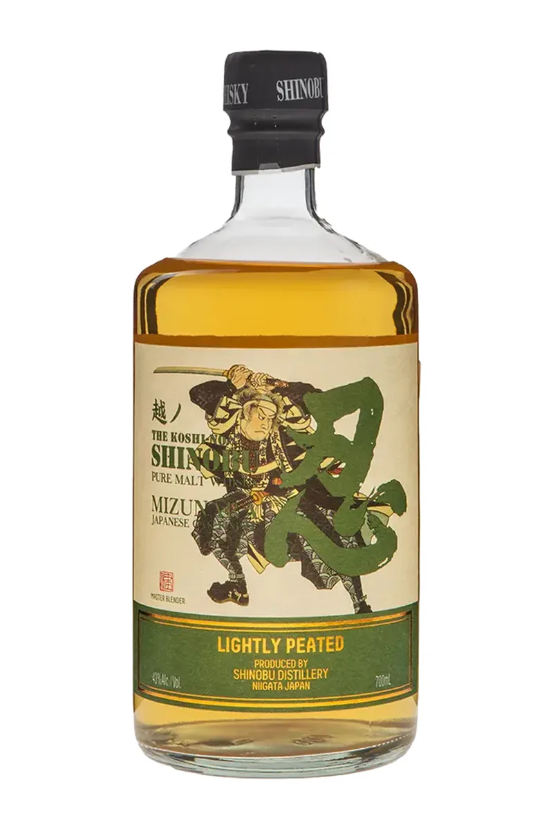 Shinobu Lightly Peated Malt bottle