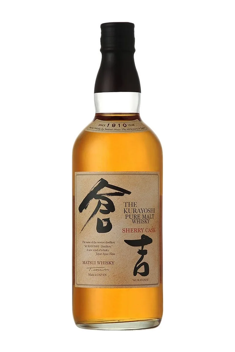 The Kurayoshi Pure Malt Sherry Cask bottle