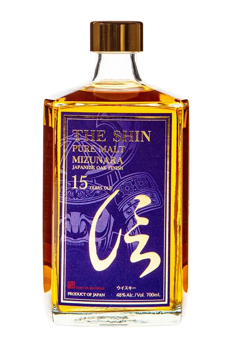 The Shin 15YO Malt Whisky Mizunara Oak bottle