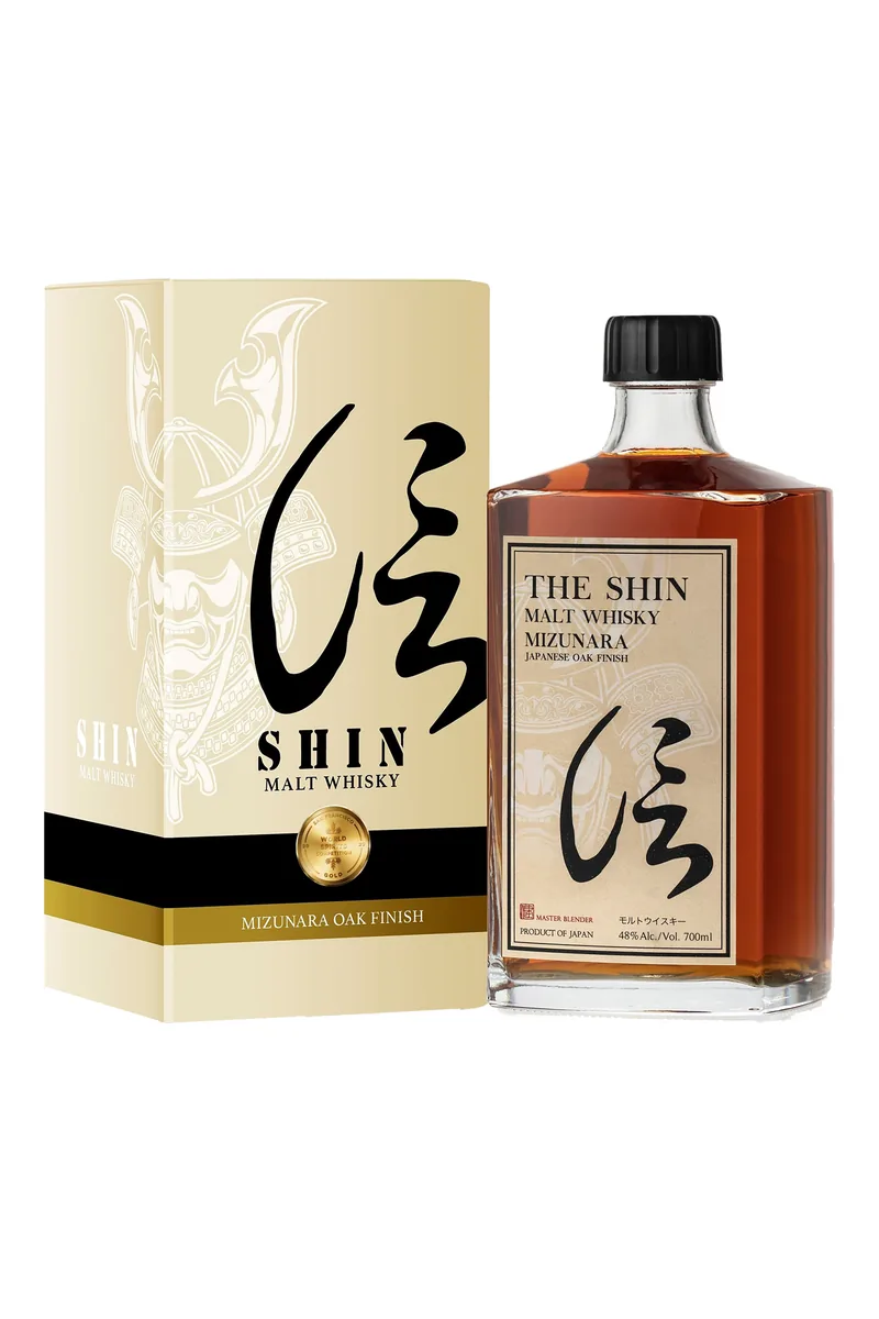 The Shin Pure Malt Mizunara Oak Finish bottle
