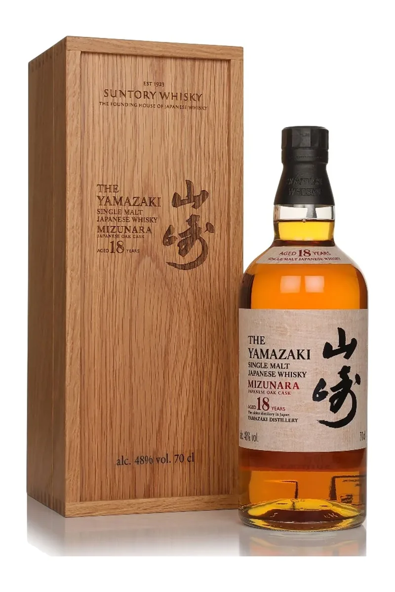 Yamazaki 18 Year Old Mizunara Oak Cask bottle